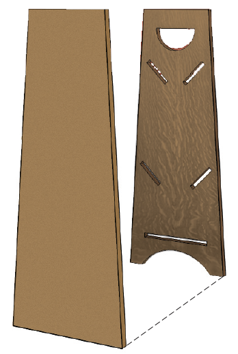Cut out a complete profile