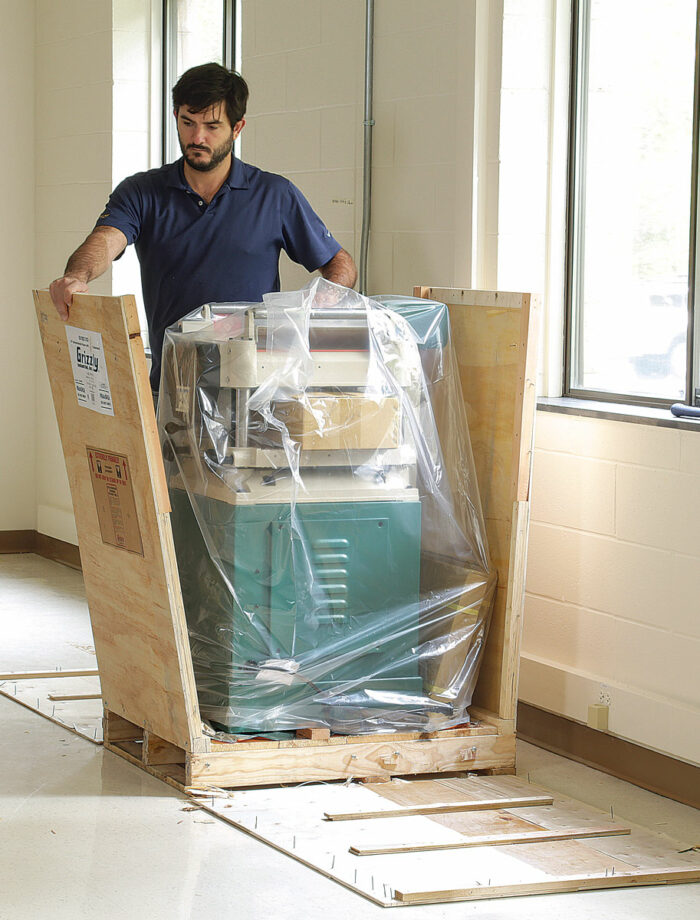 Rough-and-ready crates break down quickly. Prying out nails or backing out screws is all it takes to disassemble a crate, but be prepared for the walls of the crate to fall away.