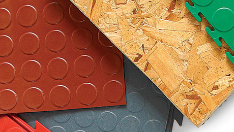 Wood shop solutions for a concrete floor