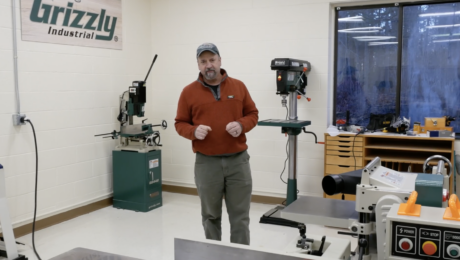 Mike Pekovich tours the Fine Woodworking shop.